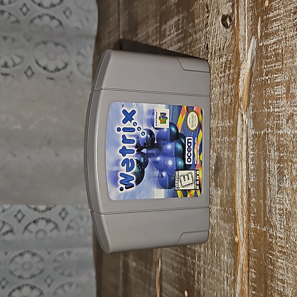 Vintage | Nintendo 64 "Wetrix" Game Pak Video Game